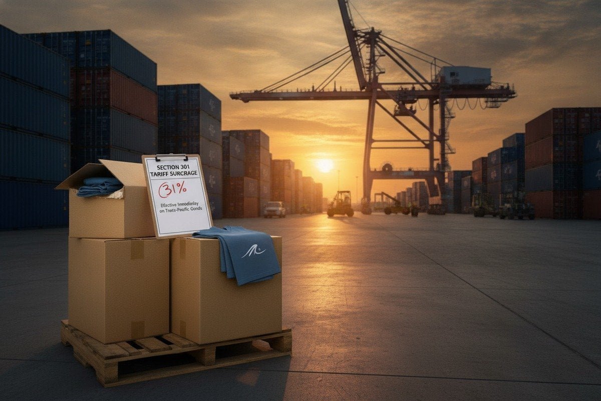 Calculating total landed cost including customs value duties and freight for promotional shirts (ID#4)