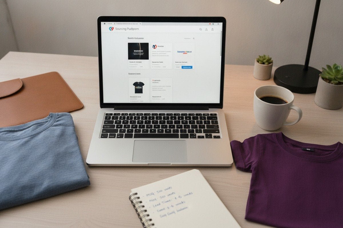 Researching and verifying reliable Chinese manufacturers for custom promotional t-shirt production (ID#2)